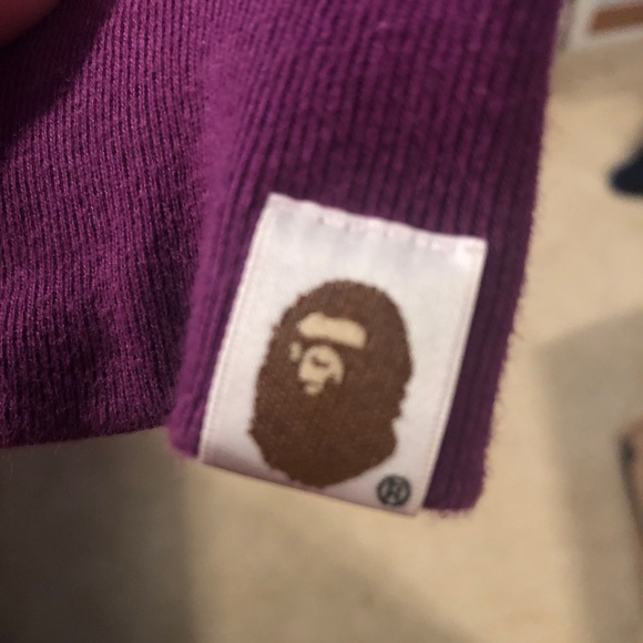 Bape Purple Camo Hoodie - Picture 3 of 5